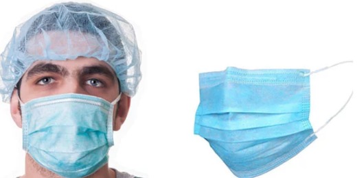 Hot Sale Disposable Face Masks, Protective 3-Ply Face Masks for Smoke, Dust, Pollen, fast delivery   