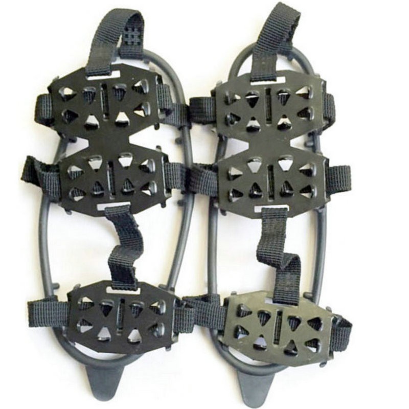ZS/ Tactical Outdoor 24 tooth crampon shoe chain snow non-slip mountaineering shoe cover