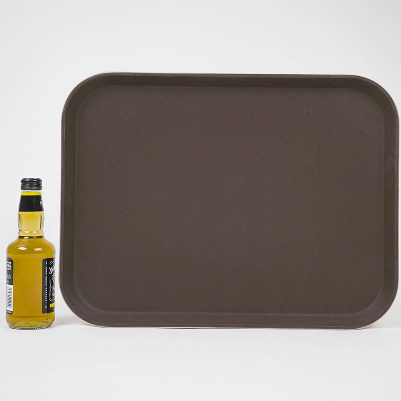 Ming-tai plastic rectangular fiberglass non-slip tray 12