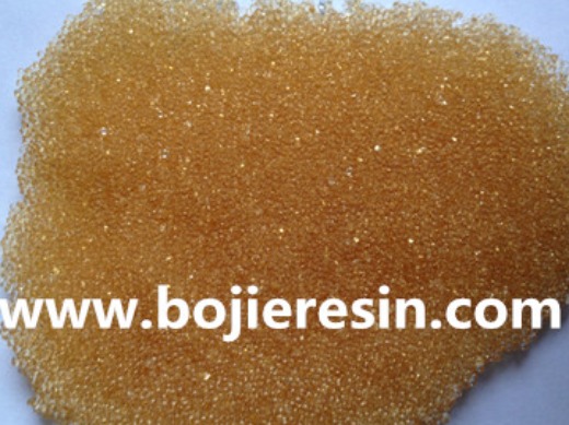 Ion exchange resin for adsorption of palladium