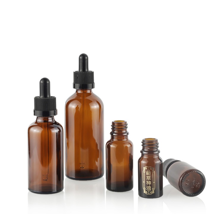 High Quality Amber 5Ml 10Ml 15Ml Essential Oil Glass Bottle With Dropper