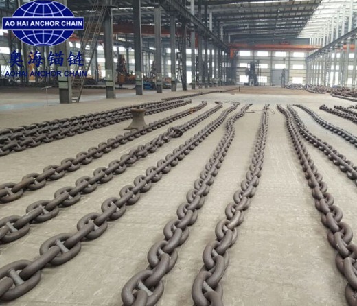 Stud link anchor chian