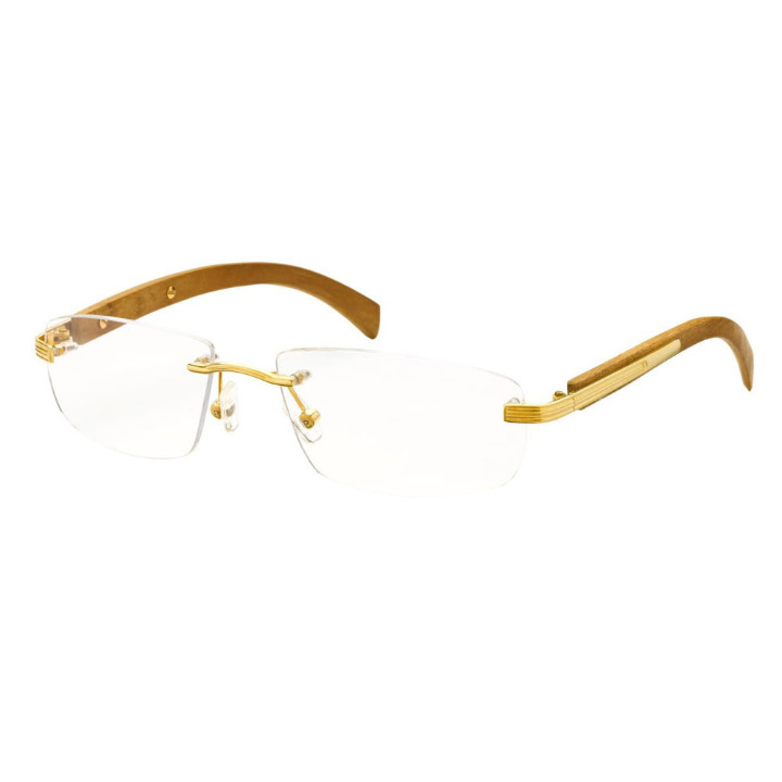 Pure Solid Gold Optical Frames in 18 Carat - ROY
