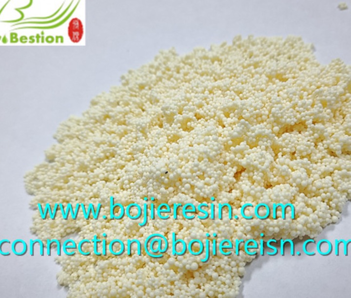 Enzyme carrier resin