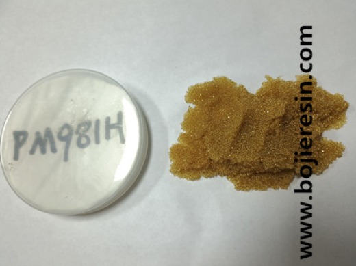 Sulfate removal resin