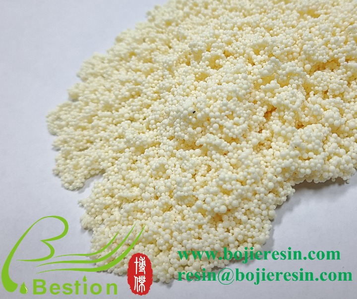 Ion exchange resin for nitrate removal