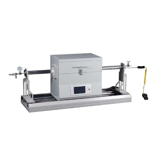 1200℃ Single Heating Zone Sliding Tube Furnace For fast cooling and heating