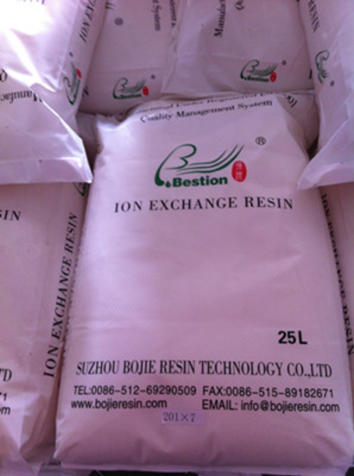 Molybdenum extraction ion exchange resin