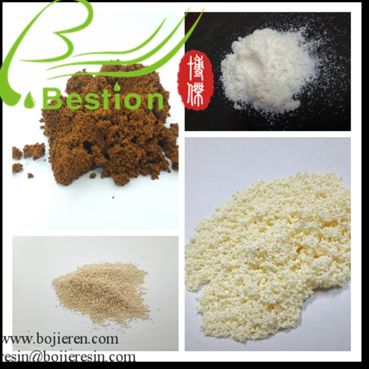 Heparin sodium extraction resin