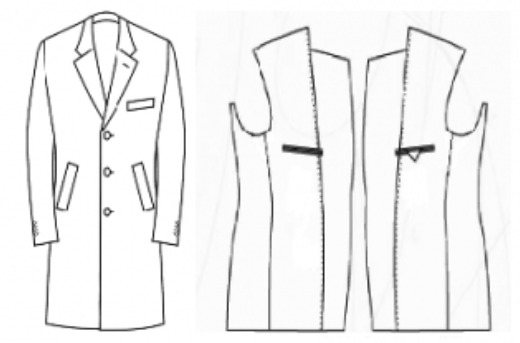 Men's overcoat