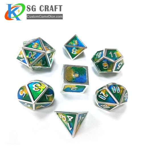 Custom metal dice