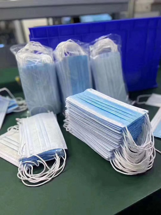 Disposable medical mask, surgical mask, CE certification, 50 in one packages