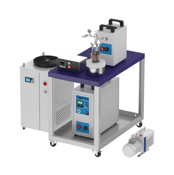 15KW Small vacuum induction heating furnace for laboratory research