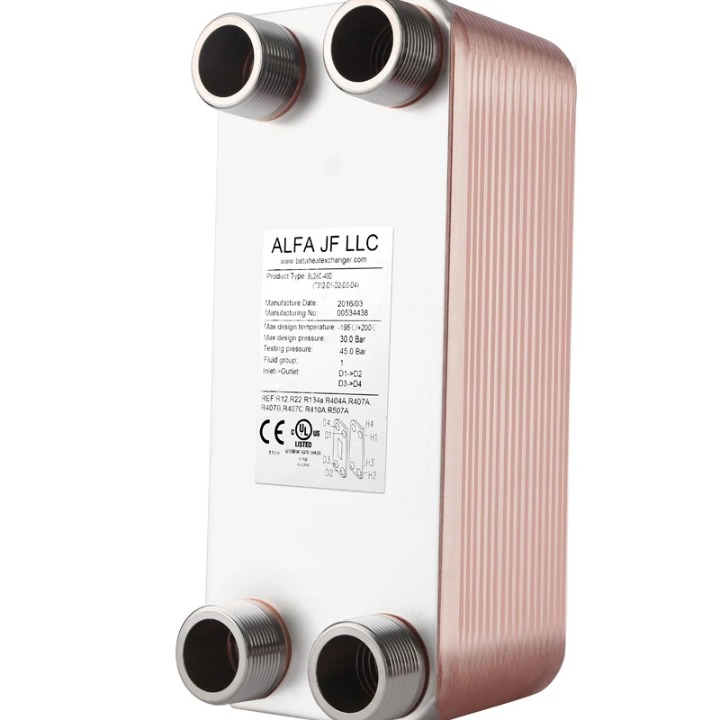 Brazed Plate Heat Exchanger - Oil Cooler Bl26 Series NPT1''