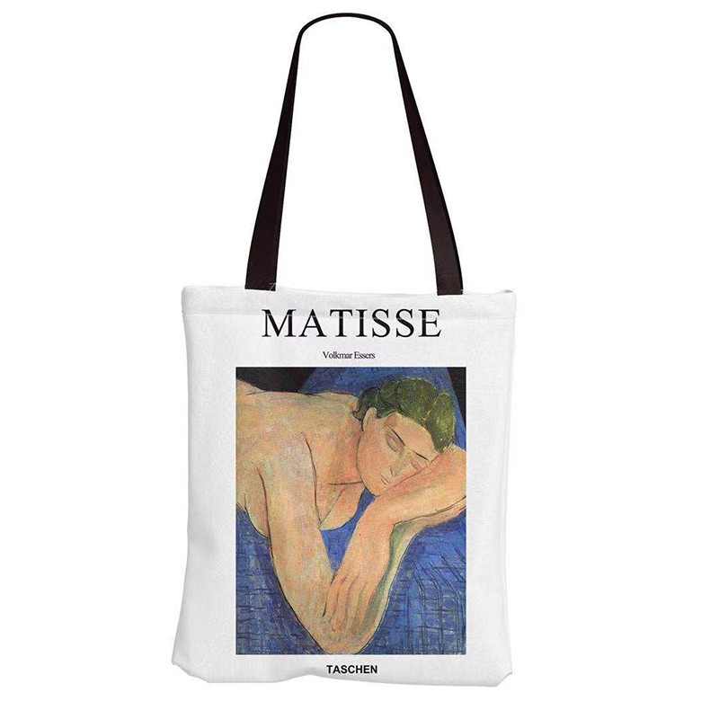 Brutalist canvas shopping bag canvas one-shoulder bag