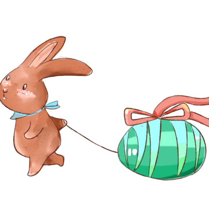 Plastic Easter eggs