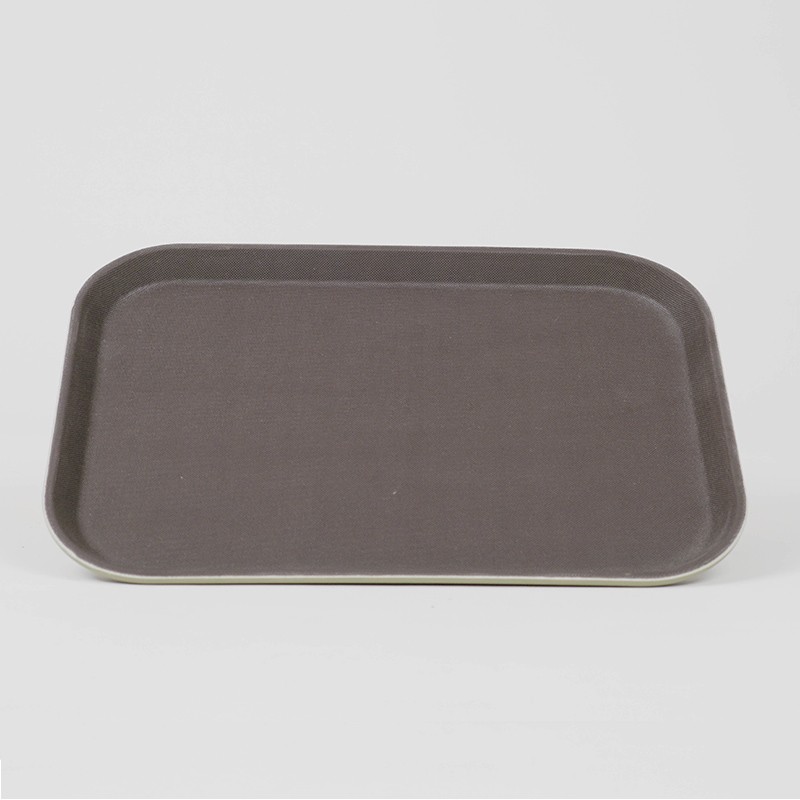 Ming-tai plastic rectangular fiberglass non-slip tray 12