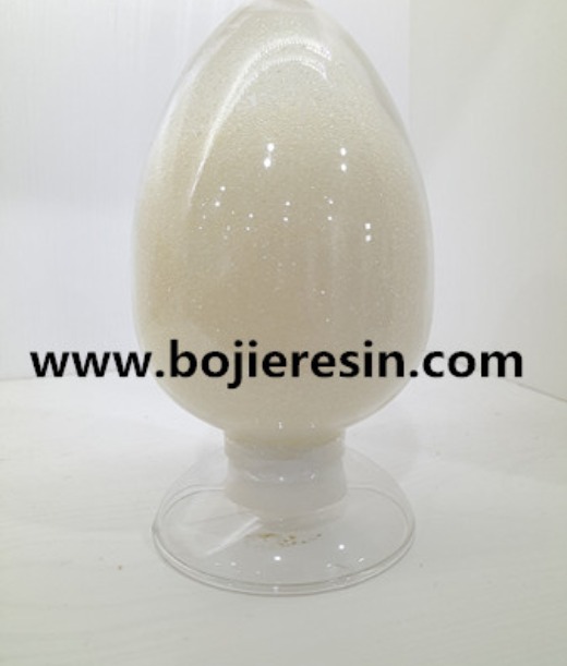 Ion exchange resin for adsorption of palladium