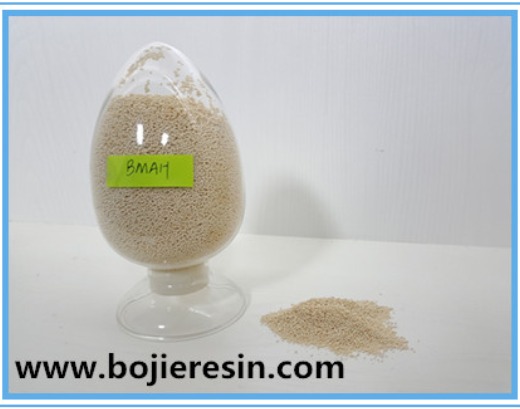 Bismuth Removol ion exchange resin
