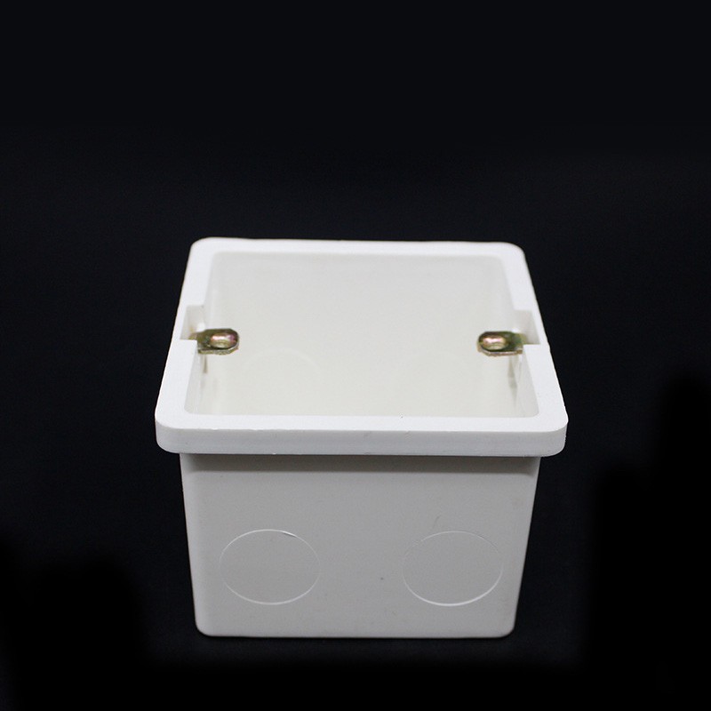 Jiangshan PVC junction box 86HS110 hidden box electrical pipe fittings