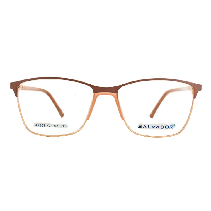 Full Rim Women's Model with double color Stainless Steel front - 41257