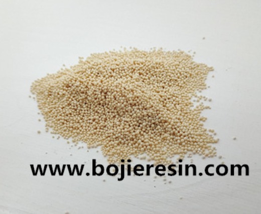 Ion exchange resin for mercury removal from waste water