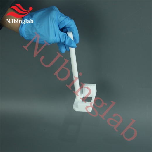 NJbinglab PTFE wafer rack, can hold multiple wafers, for solar panel research