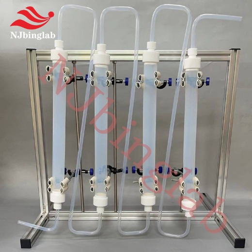PFA 4-stage series chromatography column for separation and purification experiments