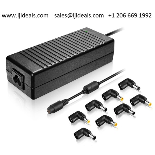 Ljideals-universal Laptop Adapter 45w 65w 70w 90w 120w With 8 Dc Tip-notebook power charger ac to dc power supply