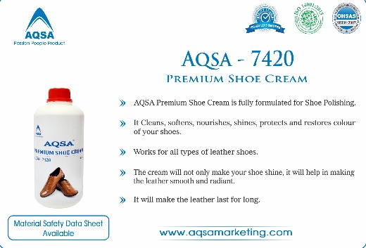 Premium Shoe Cream (AQSA – 7420) -  1 Ltr 