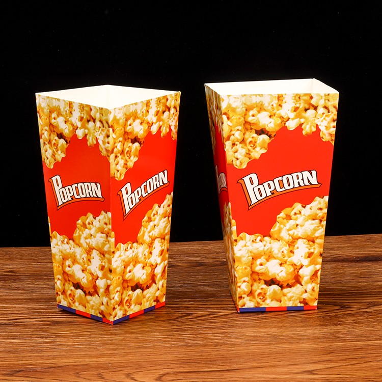 Popcorn Box Popcorn box no-fold food packaging carton packaging box