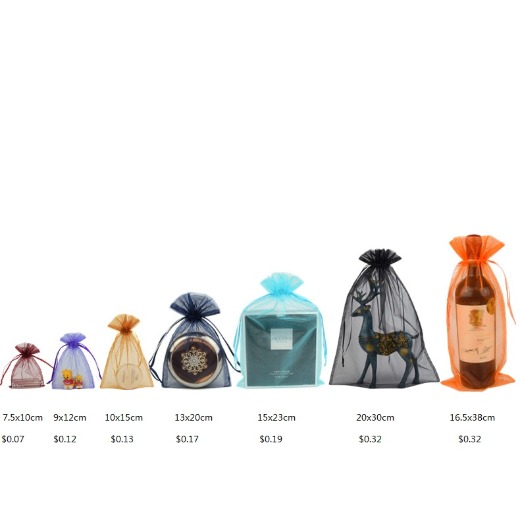 organza bags, Organza Beutel, Organzasäckchen