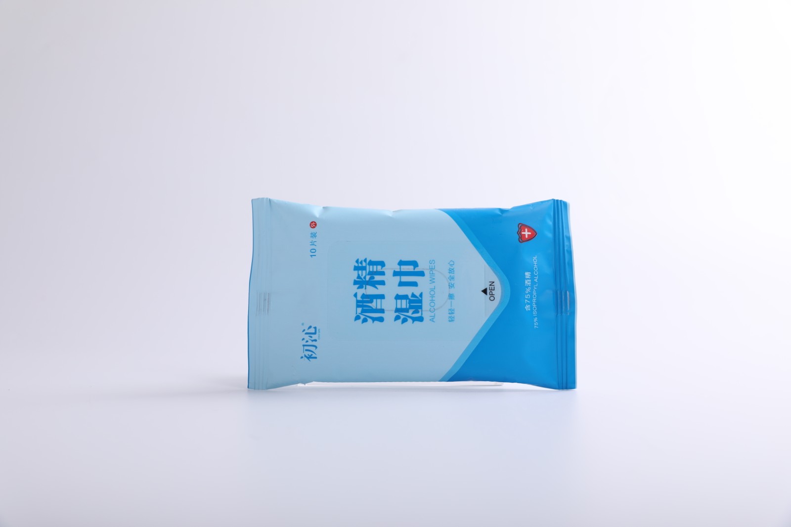 Pack 10 pieces of alcohol disinfectant wipes
