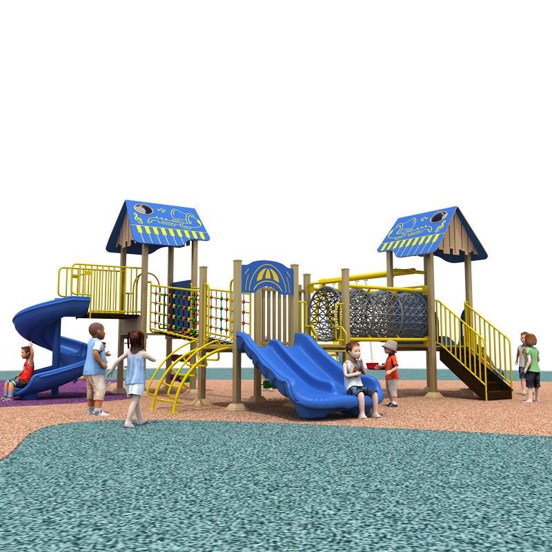 Plastic and wood little Doctor slide Outdoor large amusement equipment Children's Park kindergarten combination slide