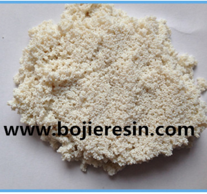 Platinum group metals extraction ion exchange resin