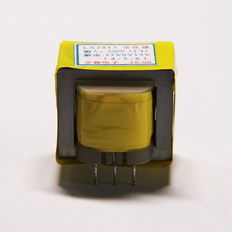 Lixin electronic pin transformer, power transformer, transformer for leakage protection, 220V to 15V 0V 15V, professional customization