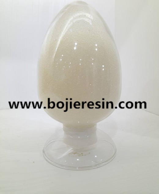 Special resin for extraction tungsten