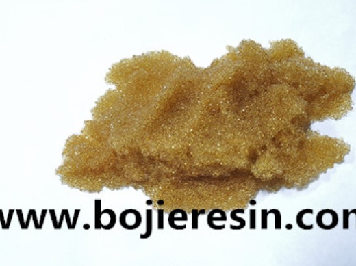 Nickel adsorption resin