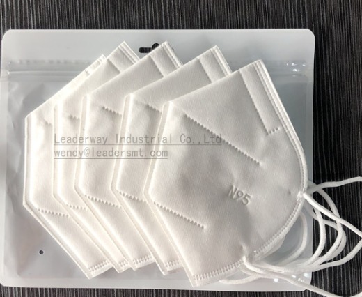 Premium High Filtration Barrier Against Bacteria Breathable Respirator N95 KN95 Face Mask