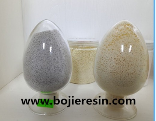 Bismuth adsorption Ion exchange resin